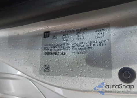 2011 Cadillac Cts Performance from USA, damaged, VIN 1G6DJ1EDXB0115436